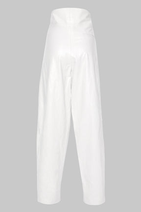 VEGAN LEATHER PARACHUTE PANTS