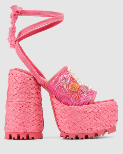 Bluebell Raffia Flowers