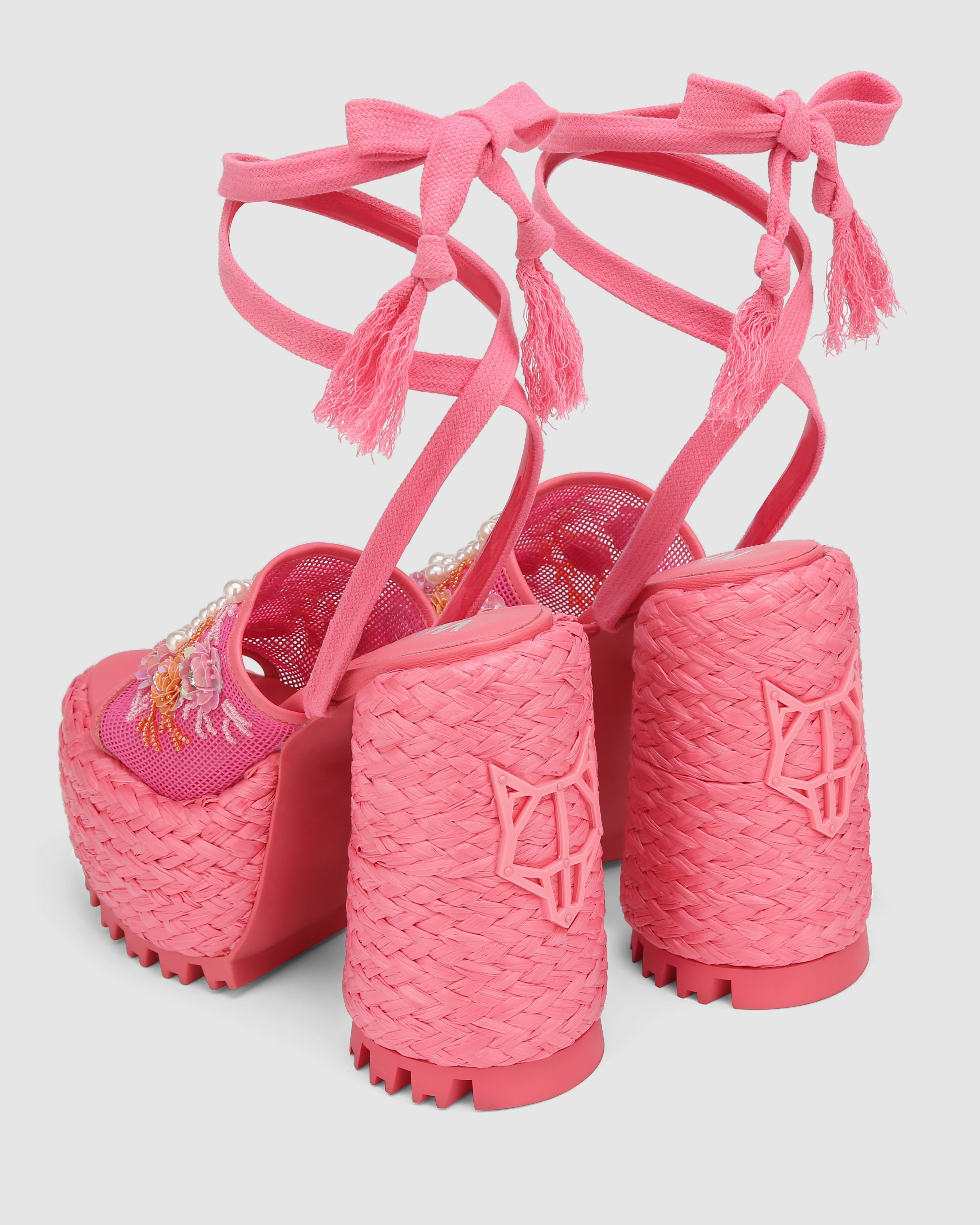 Bluebell Raffia Flowers