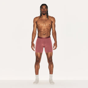 SKIMS STRETCH MENS 5" BOXER BRIEF | CORDOVAN