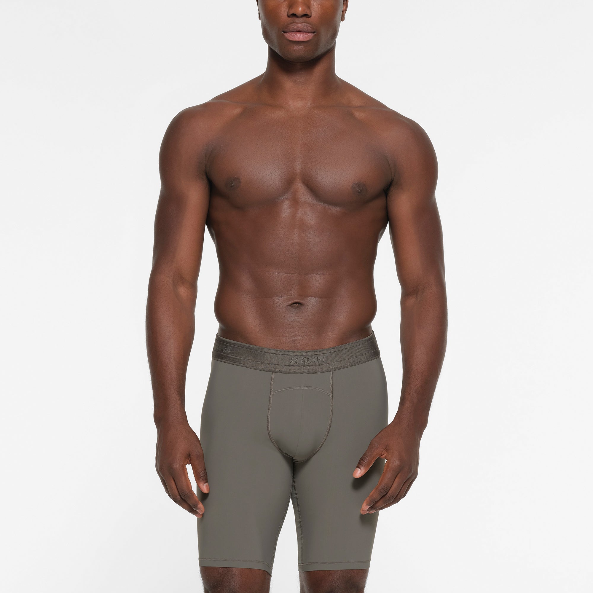 SKIMS FLEX MENS 9" BOXER BRIEF | GUNMETAL
