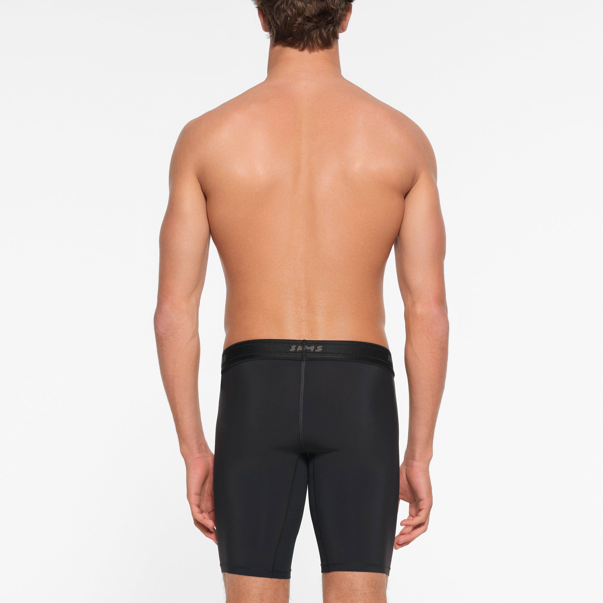 SKIMS FLEX MENS 9" BOXER BRIEF | OBSIDIAN