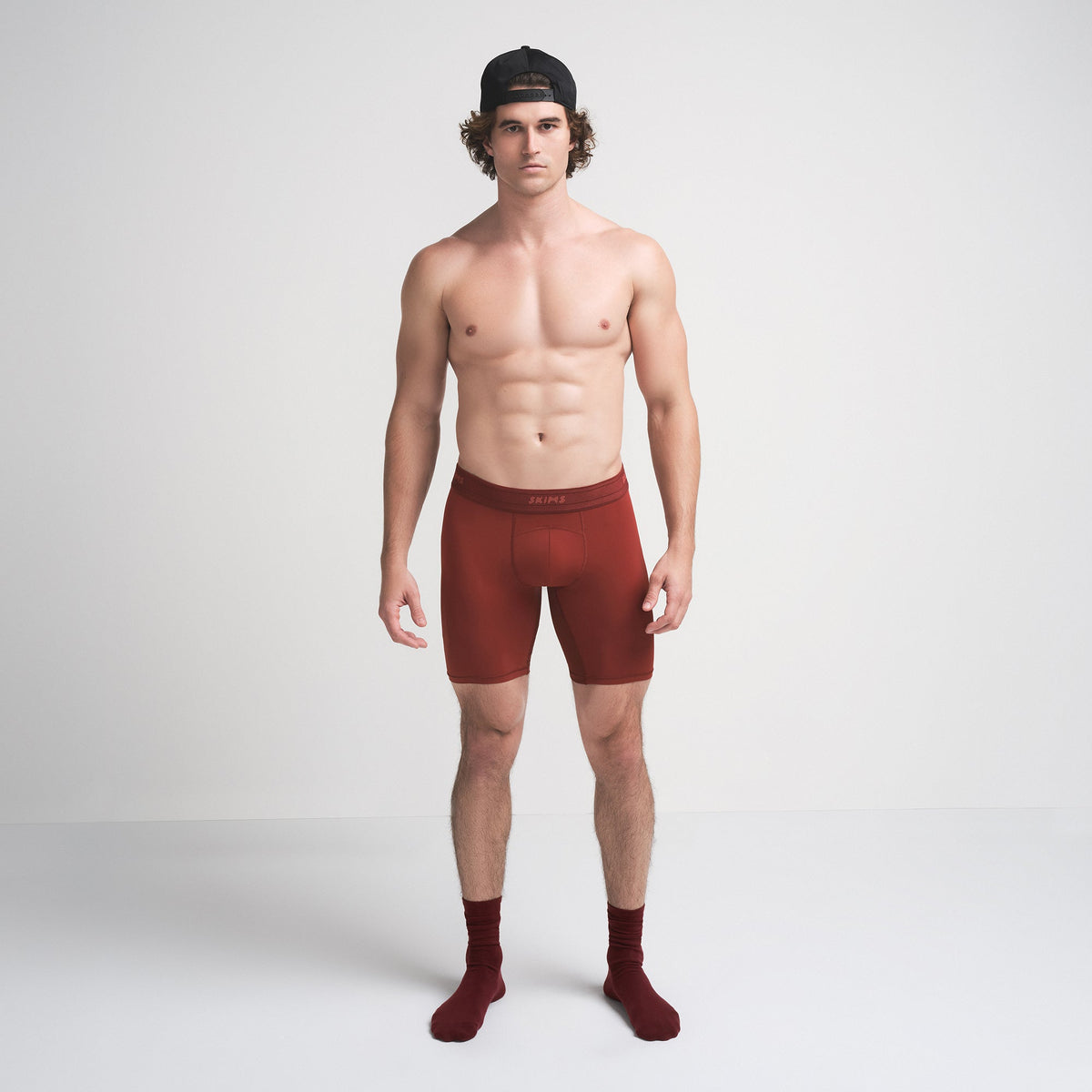 SKIMS FLEX MENS 7" BOXER BRIEF | SANGRIA