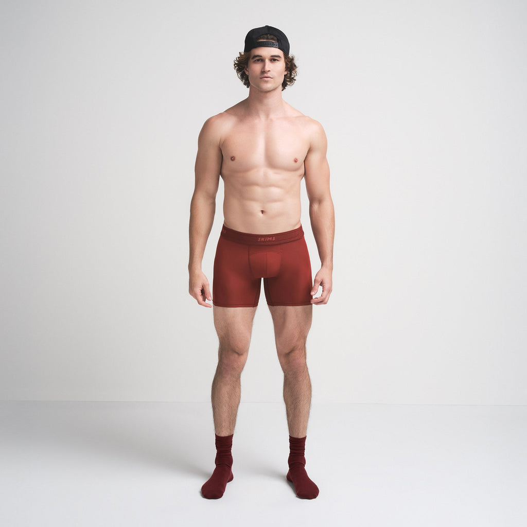 SKIMS FLEX MENS 5" BOXER BRIEF | SANGRIA