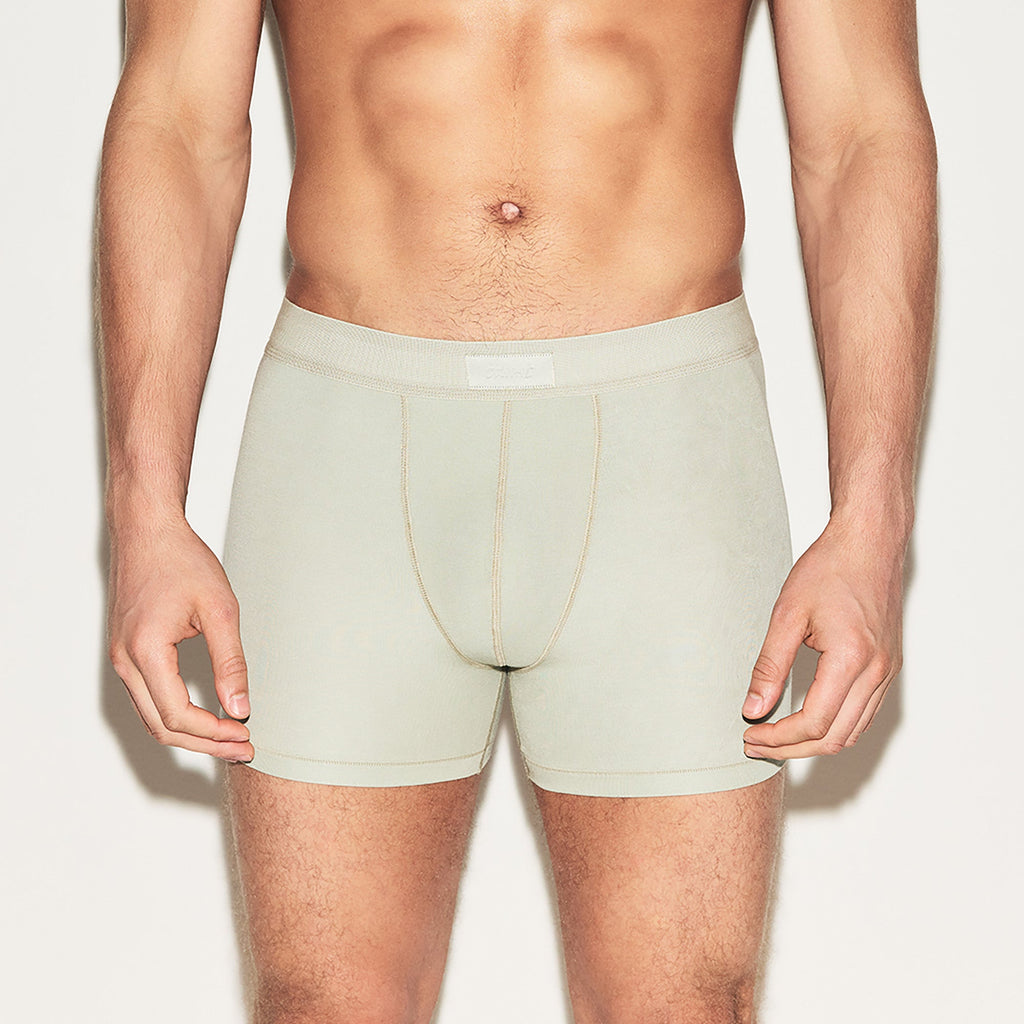 SKIMS COTTON MENS 3" BOXER BRIEF 3-PACK  | ARMY MULTI