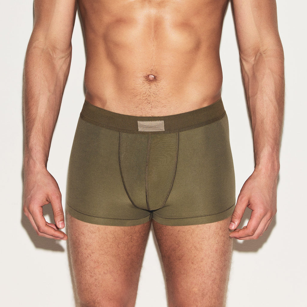 SKIMS COTTON MENS TRUNK | ARMY