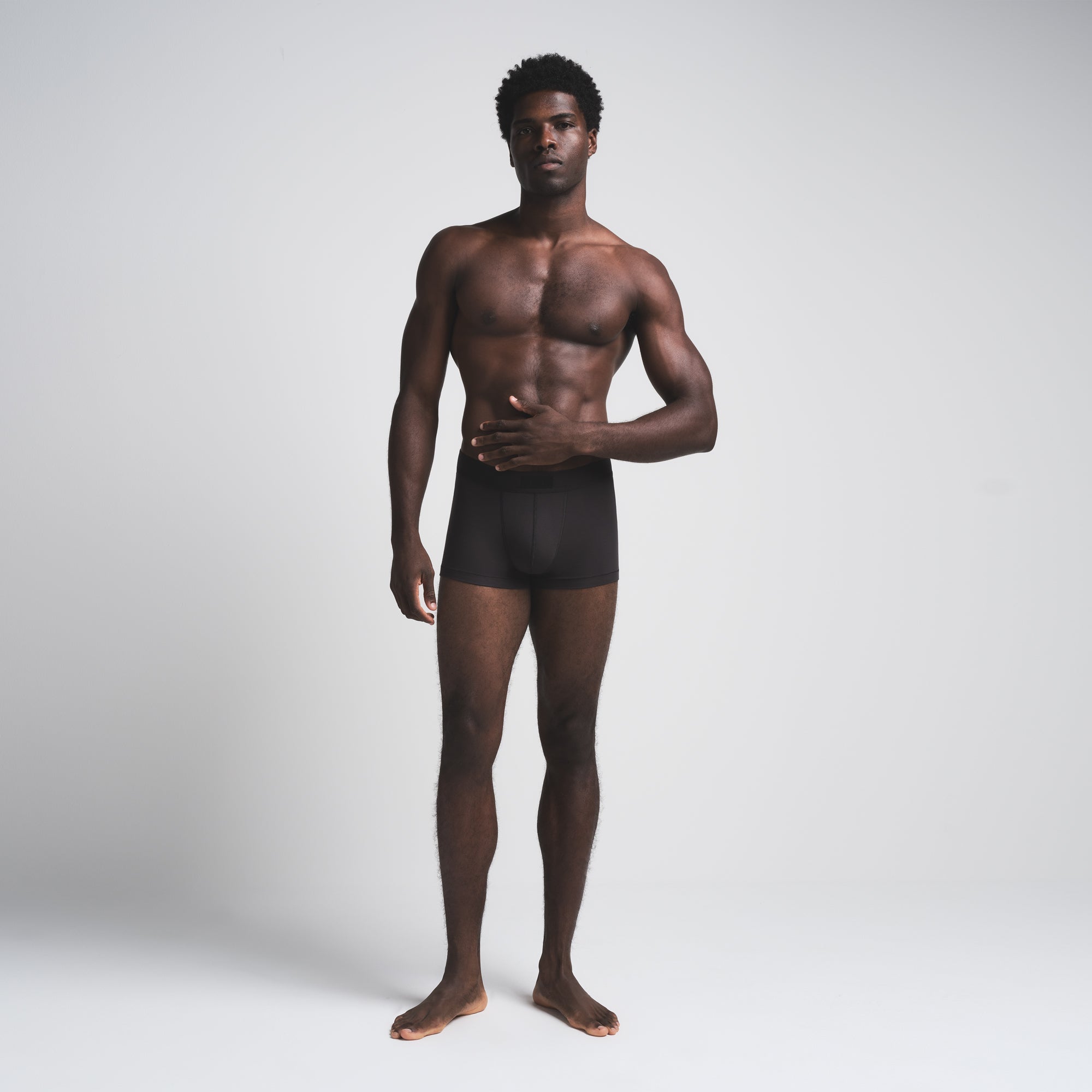 SKIMS COTTON MENS TRUNK | ONYX