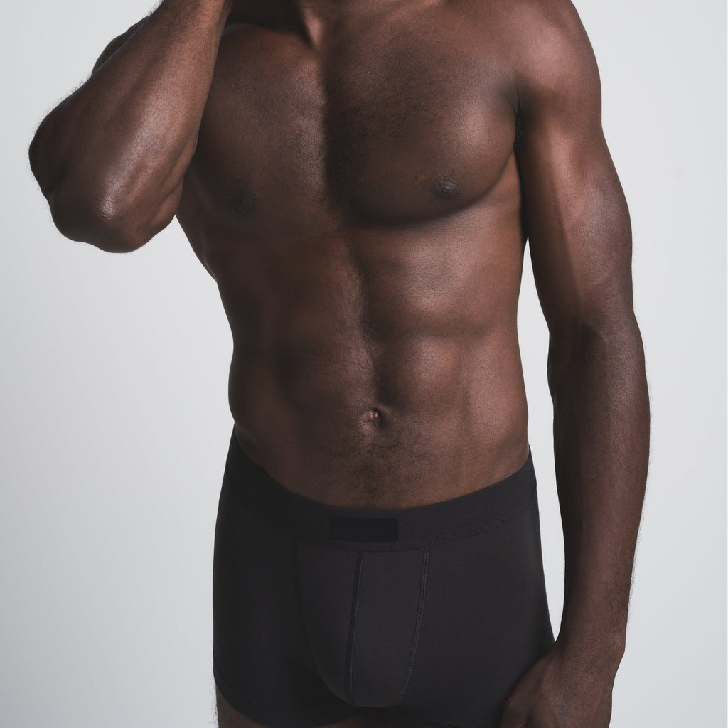 SKIMS COTTON MENS TRUNK | ONYX