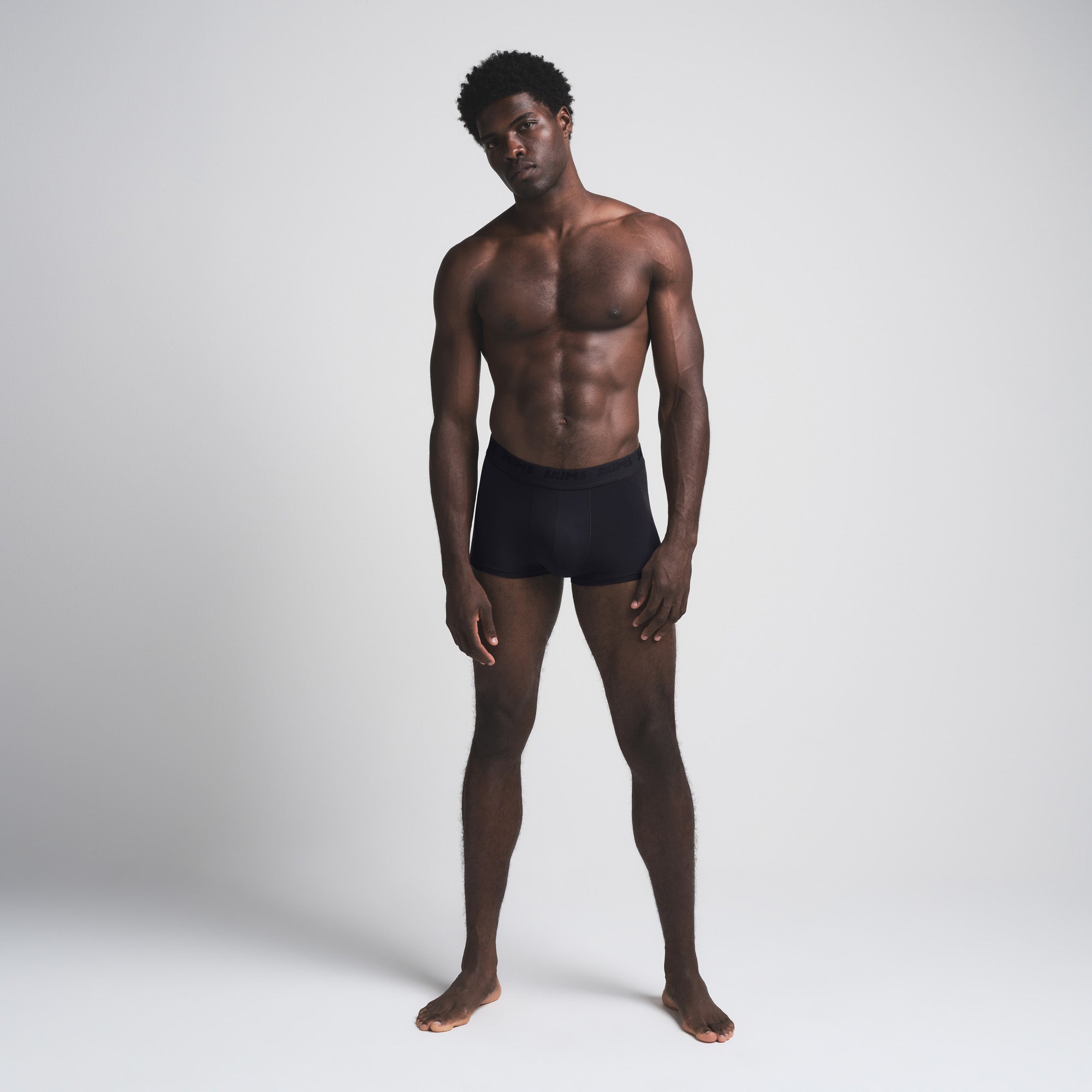 SKIMS STRETCH MENS TRUNK | OBSIDIAN