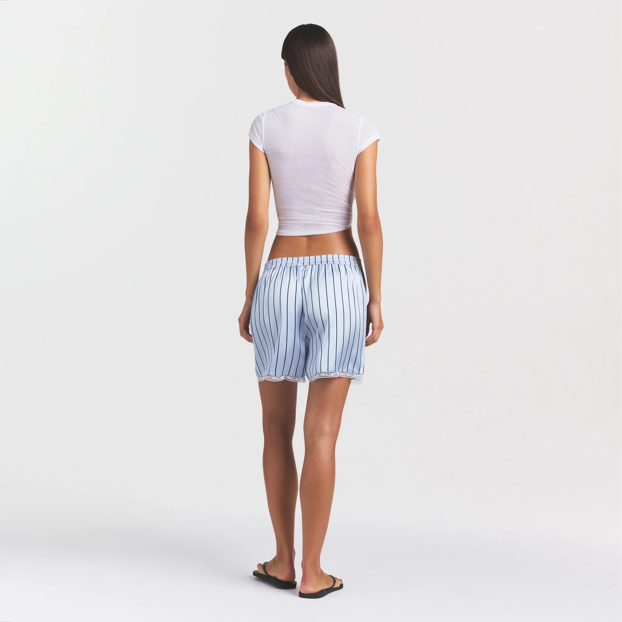 Woven Shine Lace Boxer