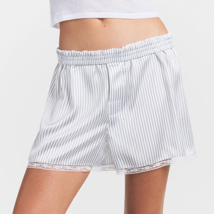 Woven Shine Lace Boxer
