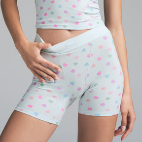 SOFT LOUNGE BOXER | CLOUD CANDY HEART PRINT