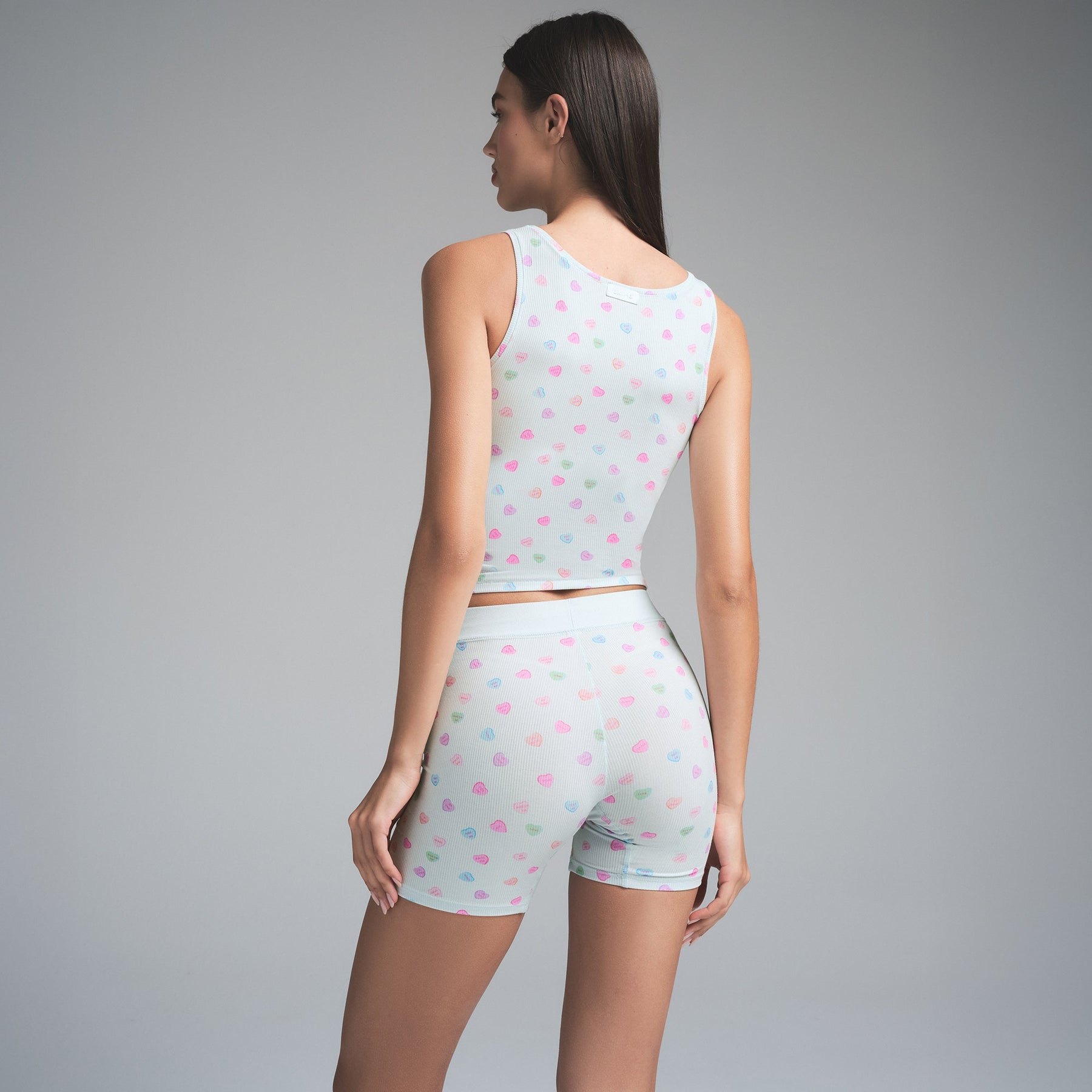 SOFT LOUNGE BOXER | CLOUD CANDY HEART PRINT