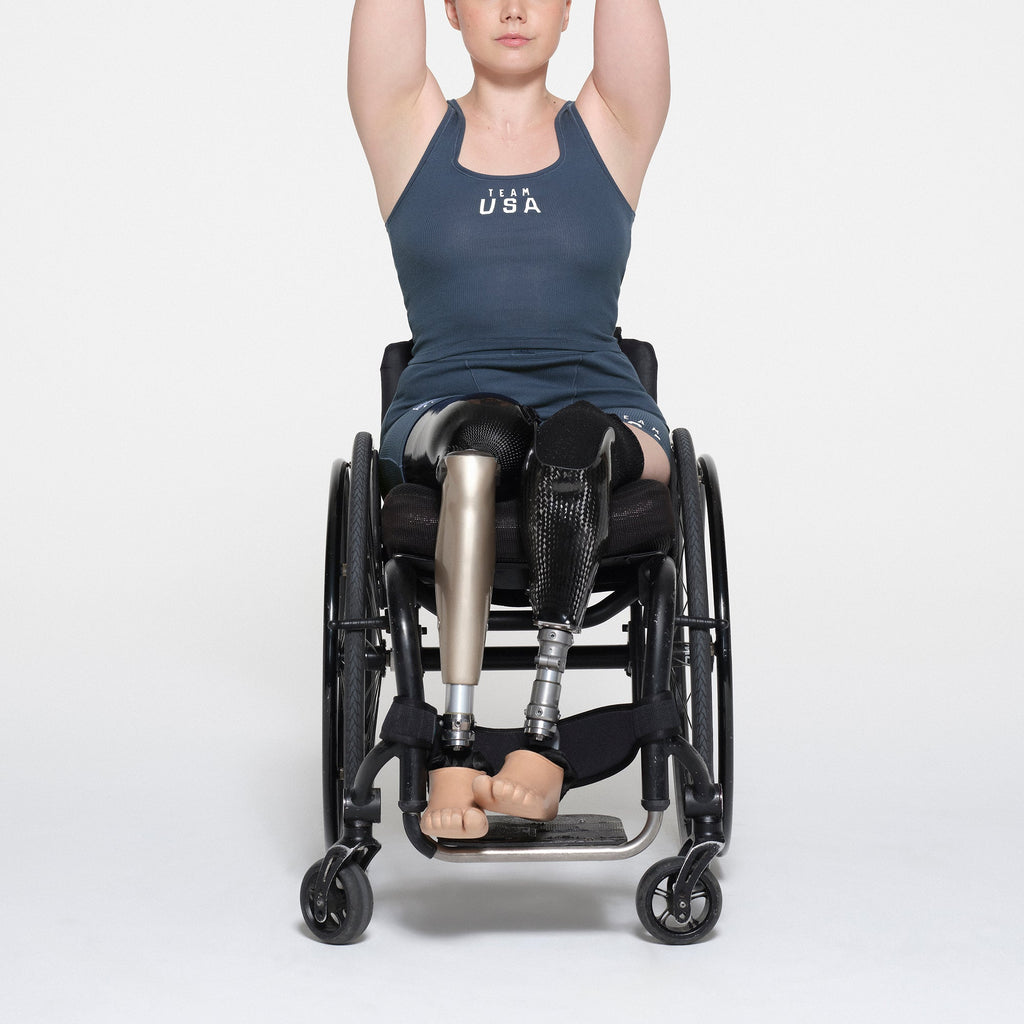 SKIMS FOR TEAM USA COTTON RIB PARALYMPIC BOXER | NAVY