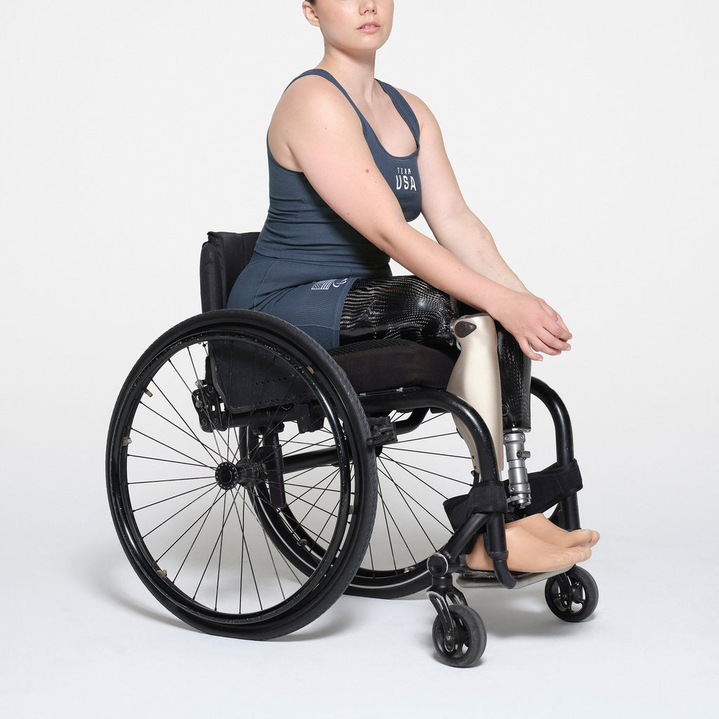 SKIMS FOR TEAM USA COTTON RIB PARALYMPIC BOXER | NAVY