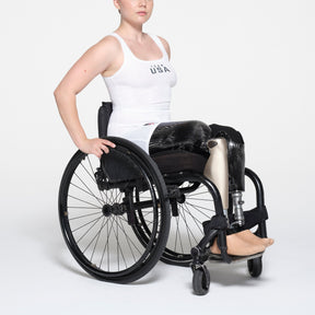 SKIMS FOR TEAM USA COTTON RIB PARALYMPIC BOXER | WHITE
