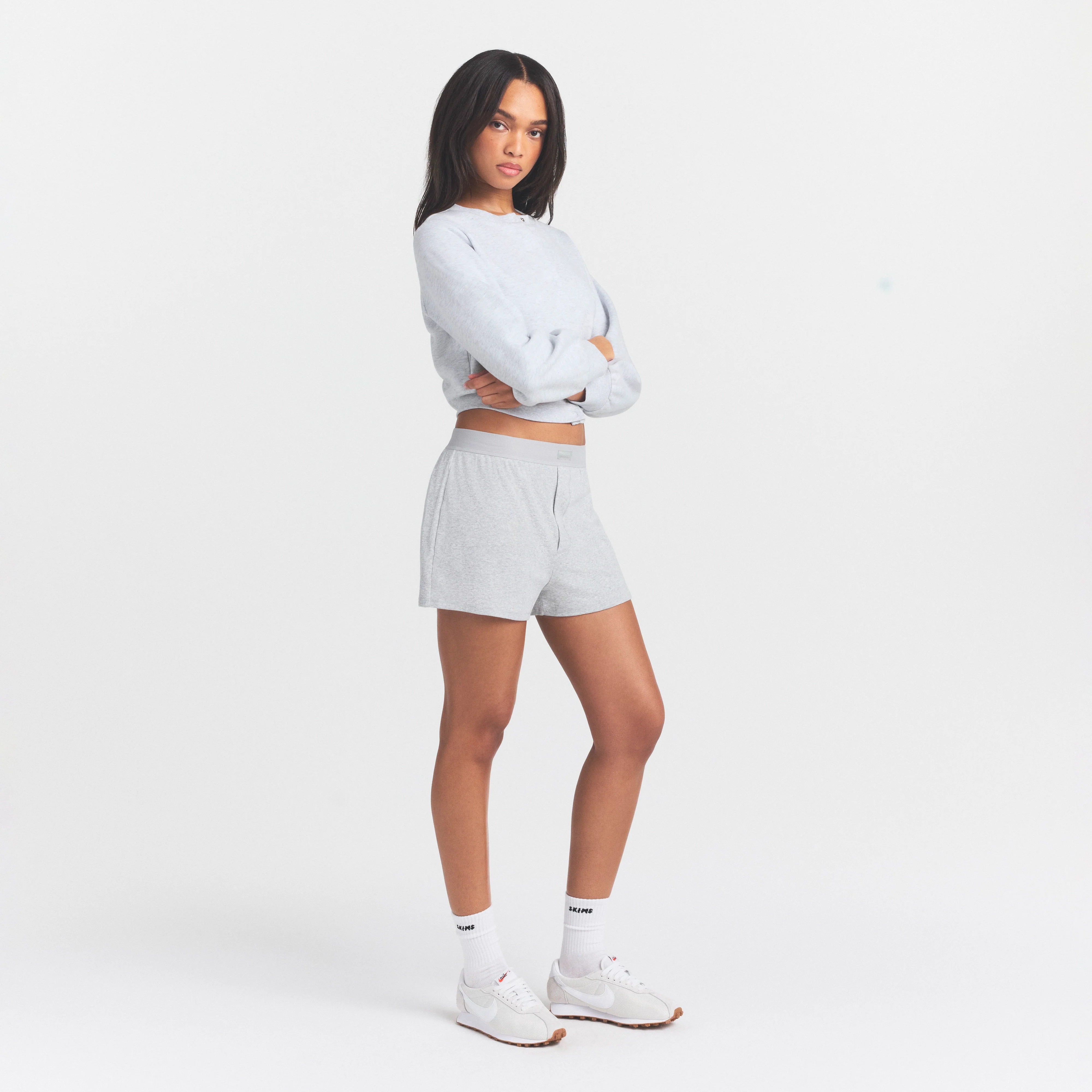 Cotton Rib Loose Boxer