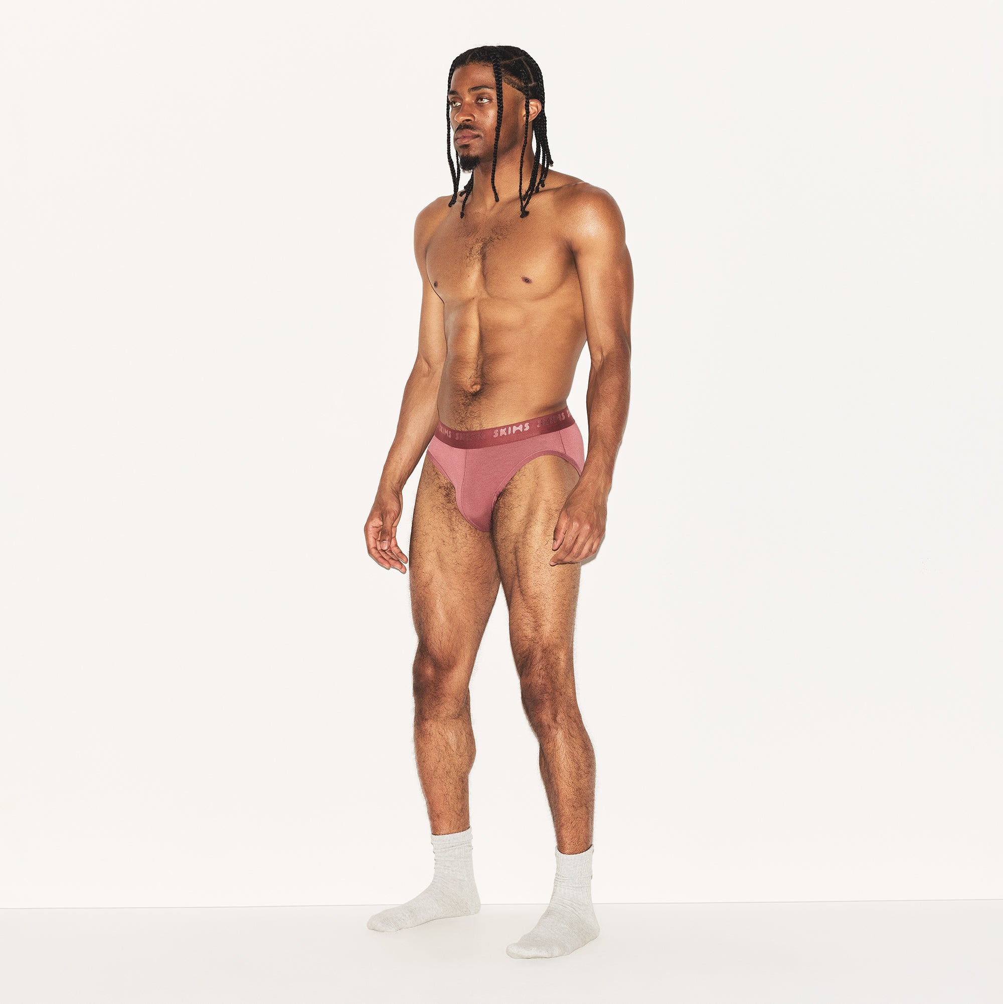 SKIMS STRETCH MENS BRIEF | CORDOVAN
