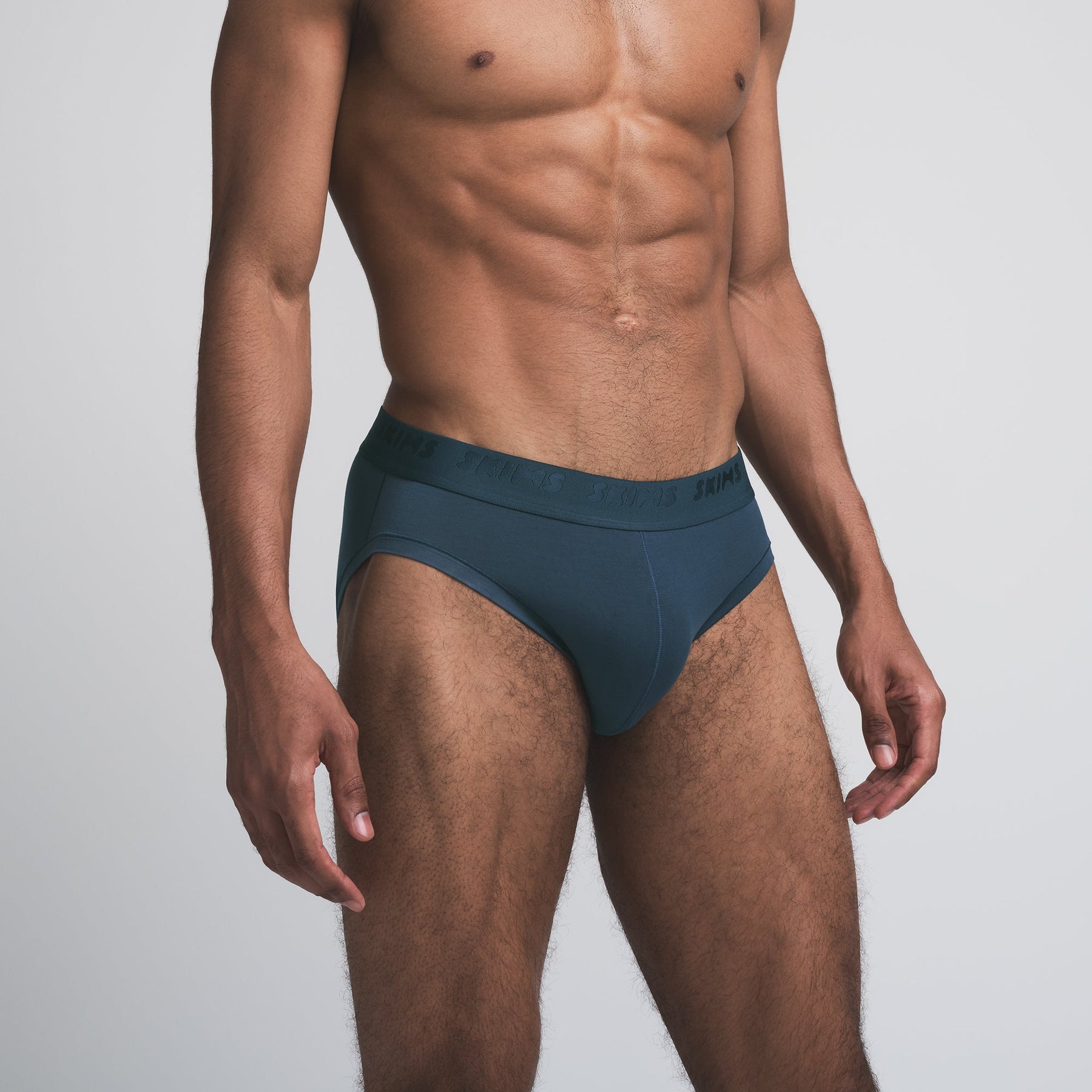 SKIMS STRETCH MENS BRIEF | INDIGO