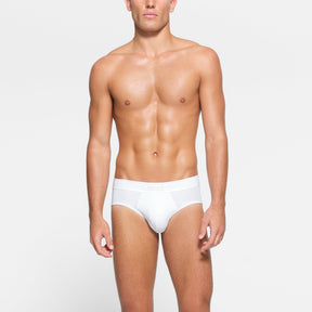 SKIMS COTTON MENS BRIEF 3-PACK | CHALK