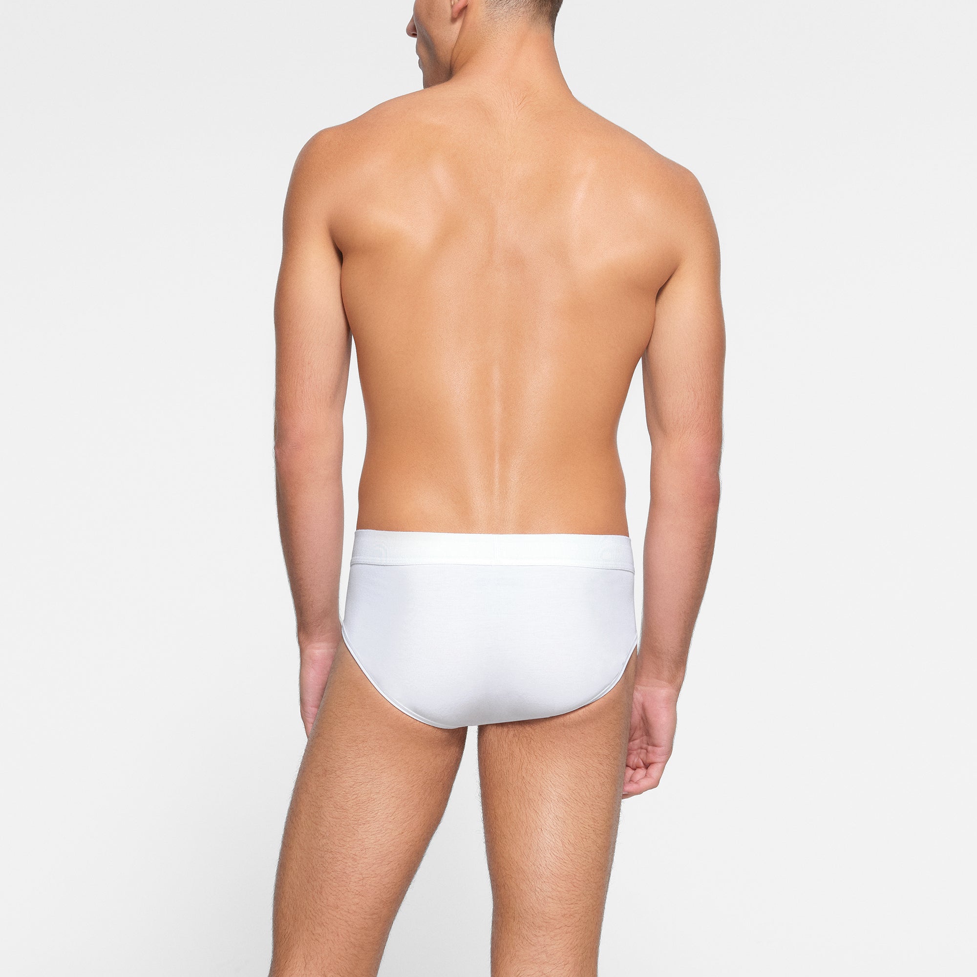 SKIMS COTTON MENS BRIEF 3-PACK | CHALK