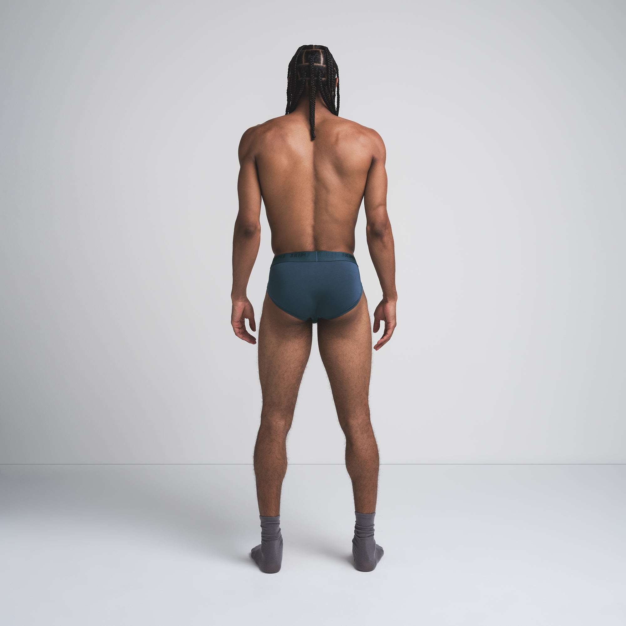 SKIMS STRETCH MENS BRIEF 3-PACK | INDIGO MULTI