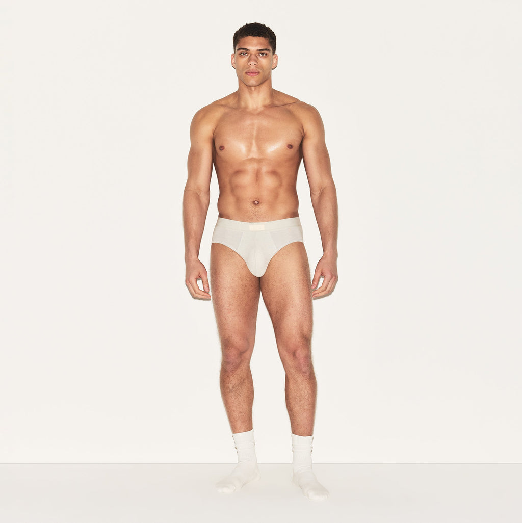 SKIMS COTTON MENS BRIEF 3-PACK | ARMY MULTI