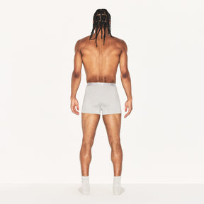 SKIMS STRETCH MENS 3" BOXER BRIEF | LIGHT HEATHER GREY