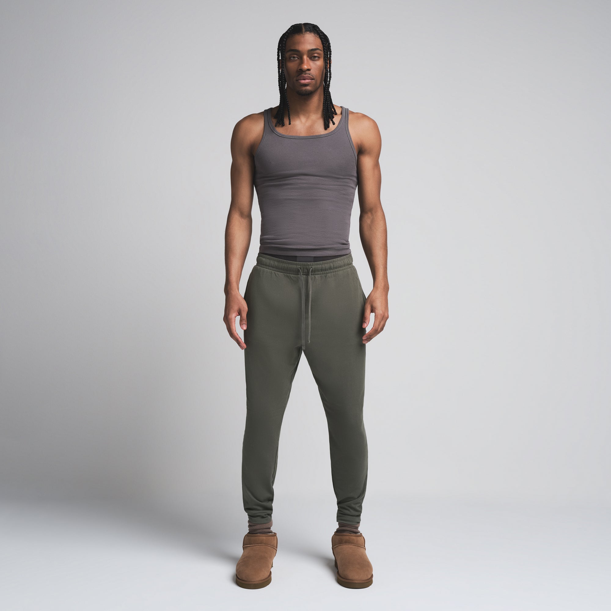 JERSEY LOUNGE MENS JOGGER | BASIL