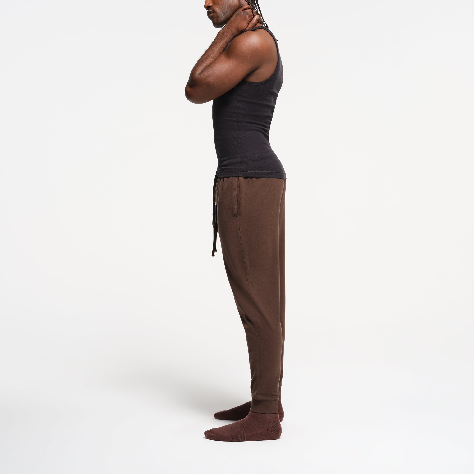 JERSEY LOUNGE MENS JOGGER | MUD