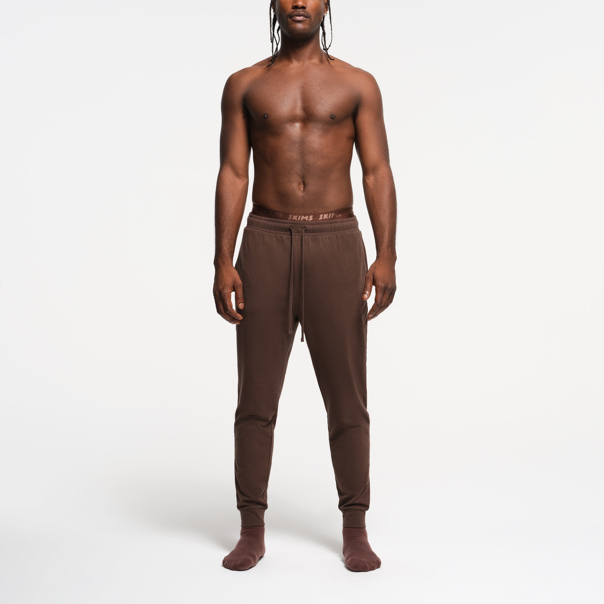 JERSEY LOUNGE MENS JOGGER | MUD