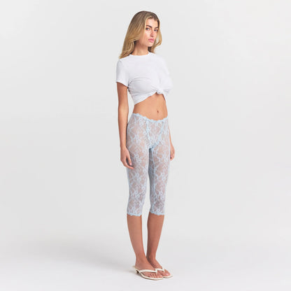 Stretch Lace Capri