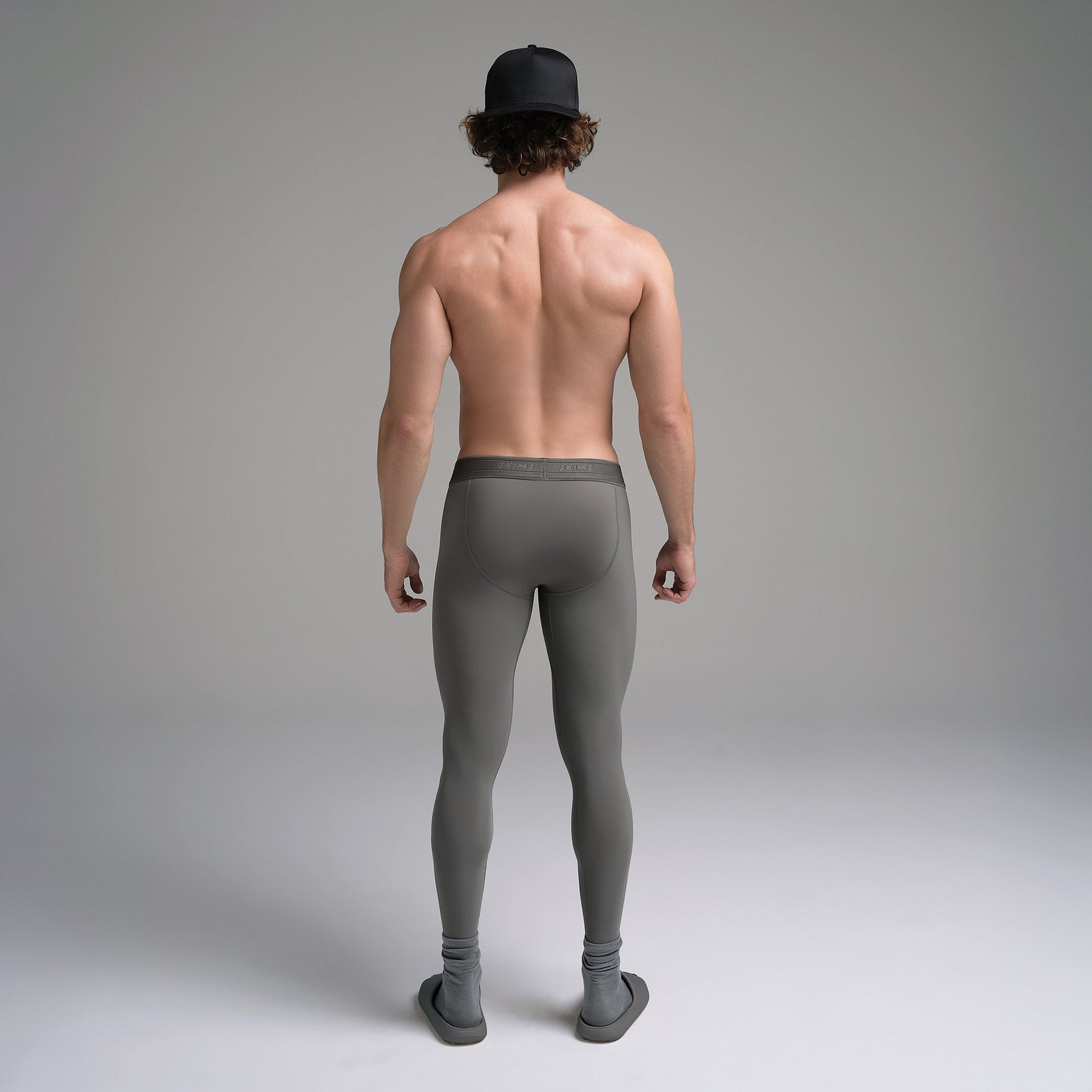SKIMS FLEX MENS LEGGING | GUNMETAL