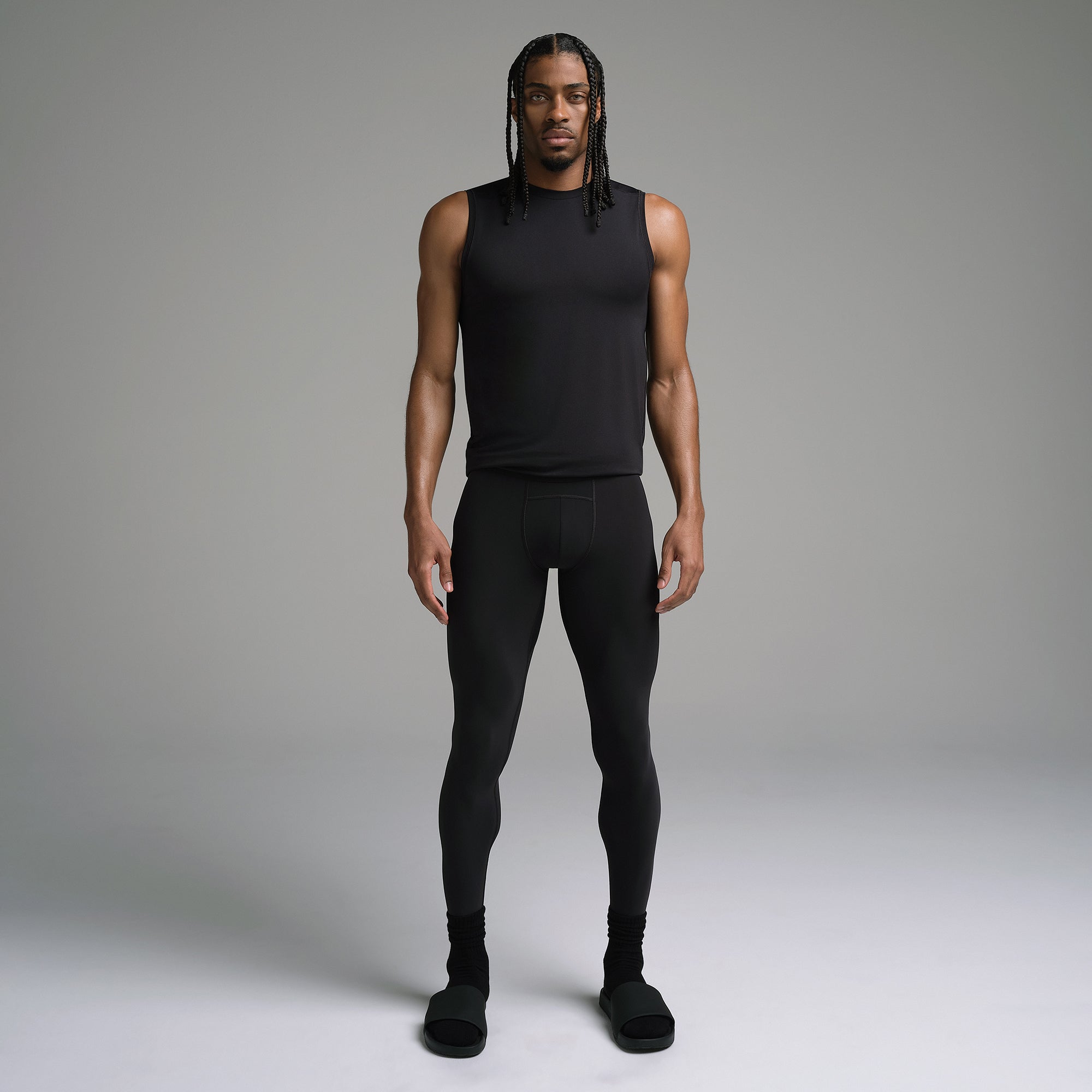SKIMS FLEX MENS LEGGING | OBSIDIAN