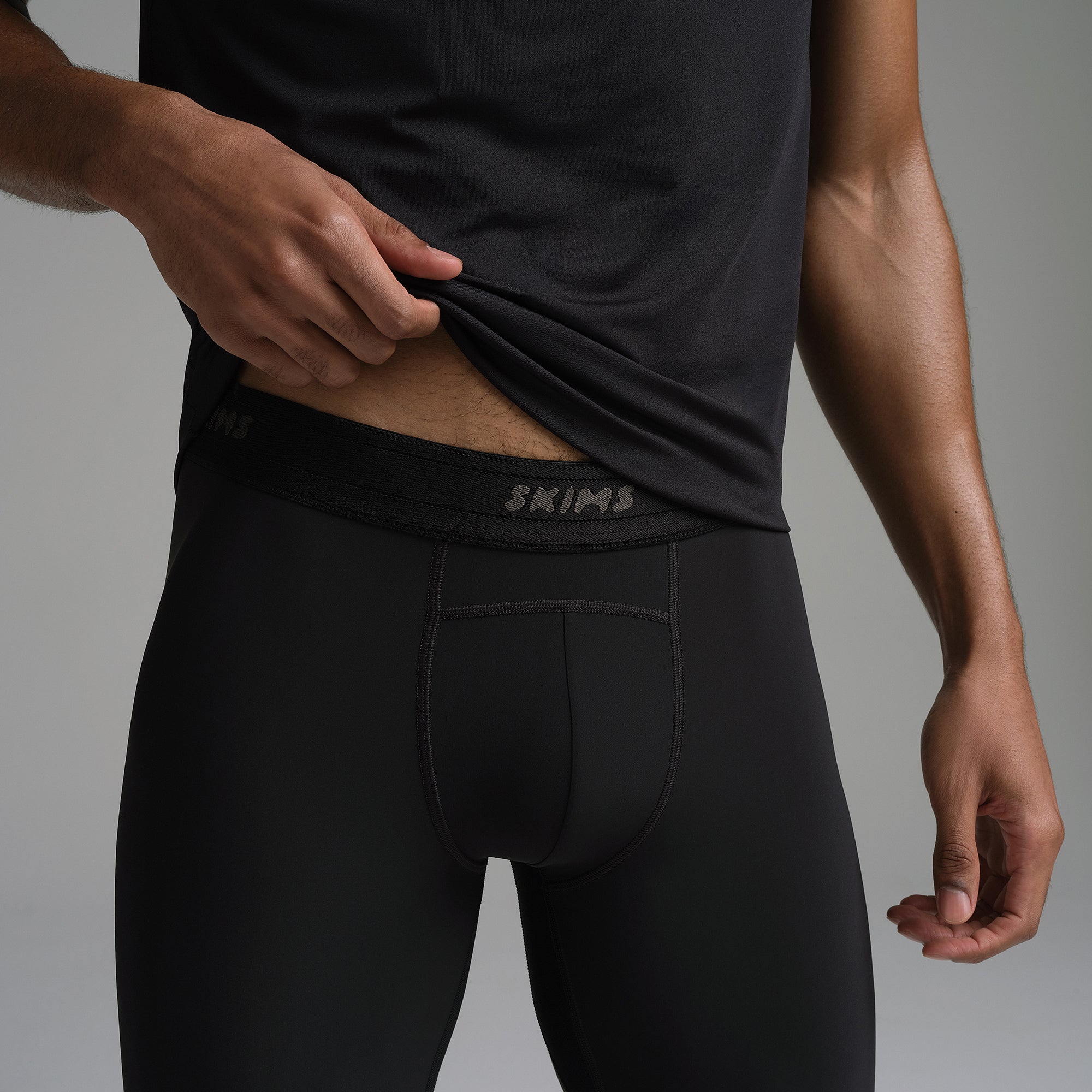 SKIMS FLEX MENS LEGGING | OBSIDIAN