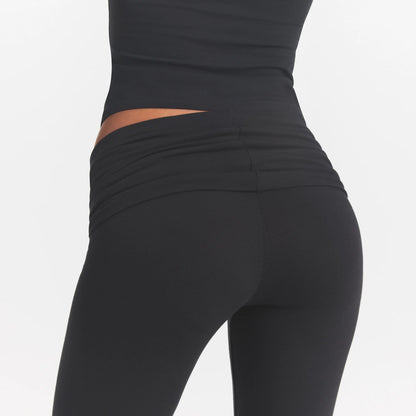 Cotton Jersey Foldover Capri