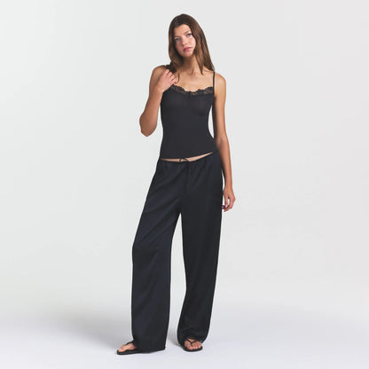 Woven Shine Lace Pant