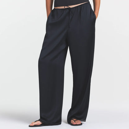 Woven Shine Lace Pant
