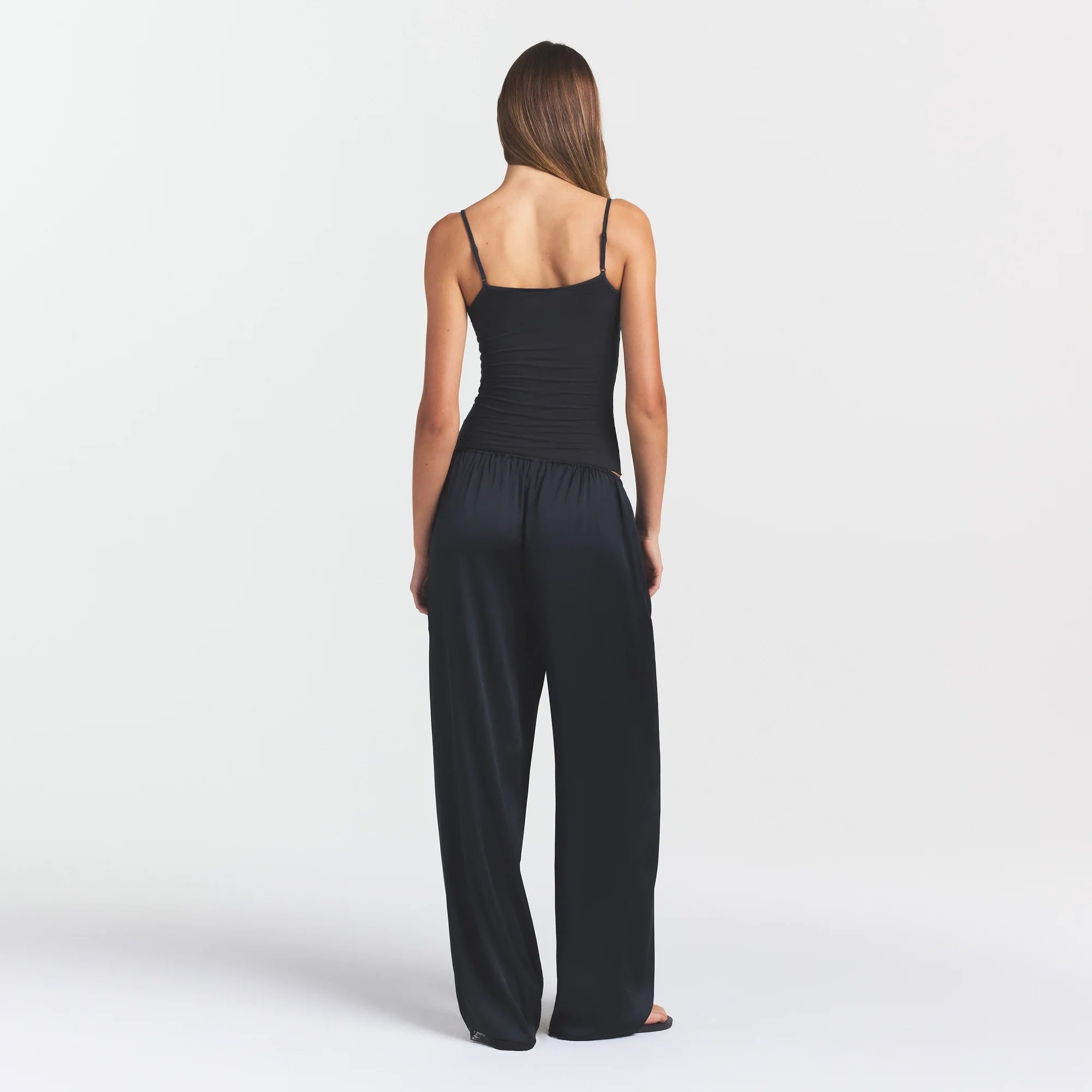 Woven Shine Lace Pant