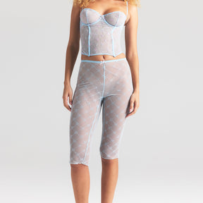 SPRING INTIMATES CAPRI | POWDER BLUE BOW TULLE