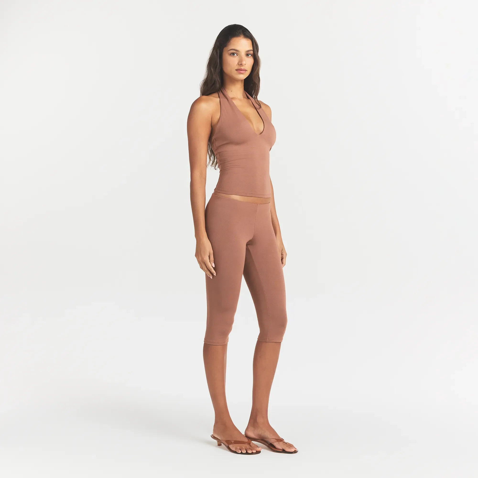 Smooth Layers High-waisted Capri