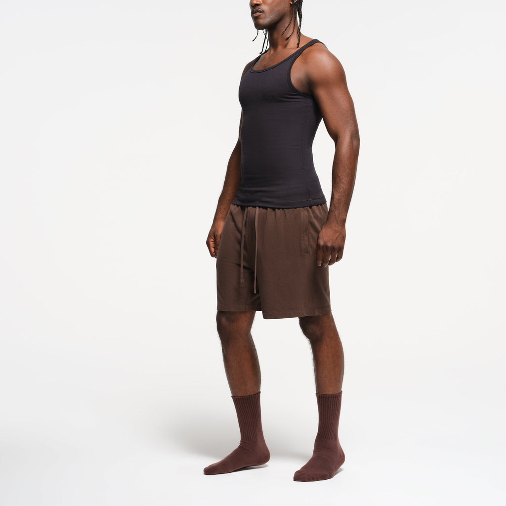 JERSEY LOUNGE MENS RELAXED SHORT | MUD