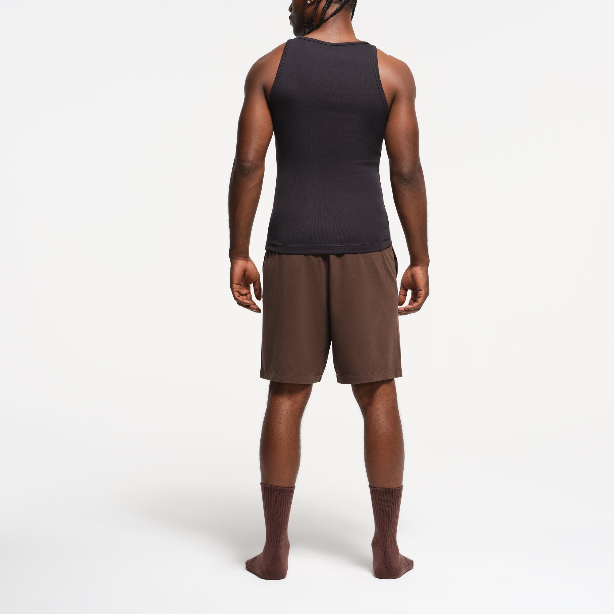 JERSEY LOUNGE MENS RELAXED SHORT | MUD
