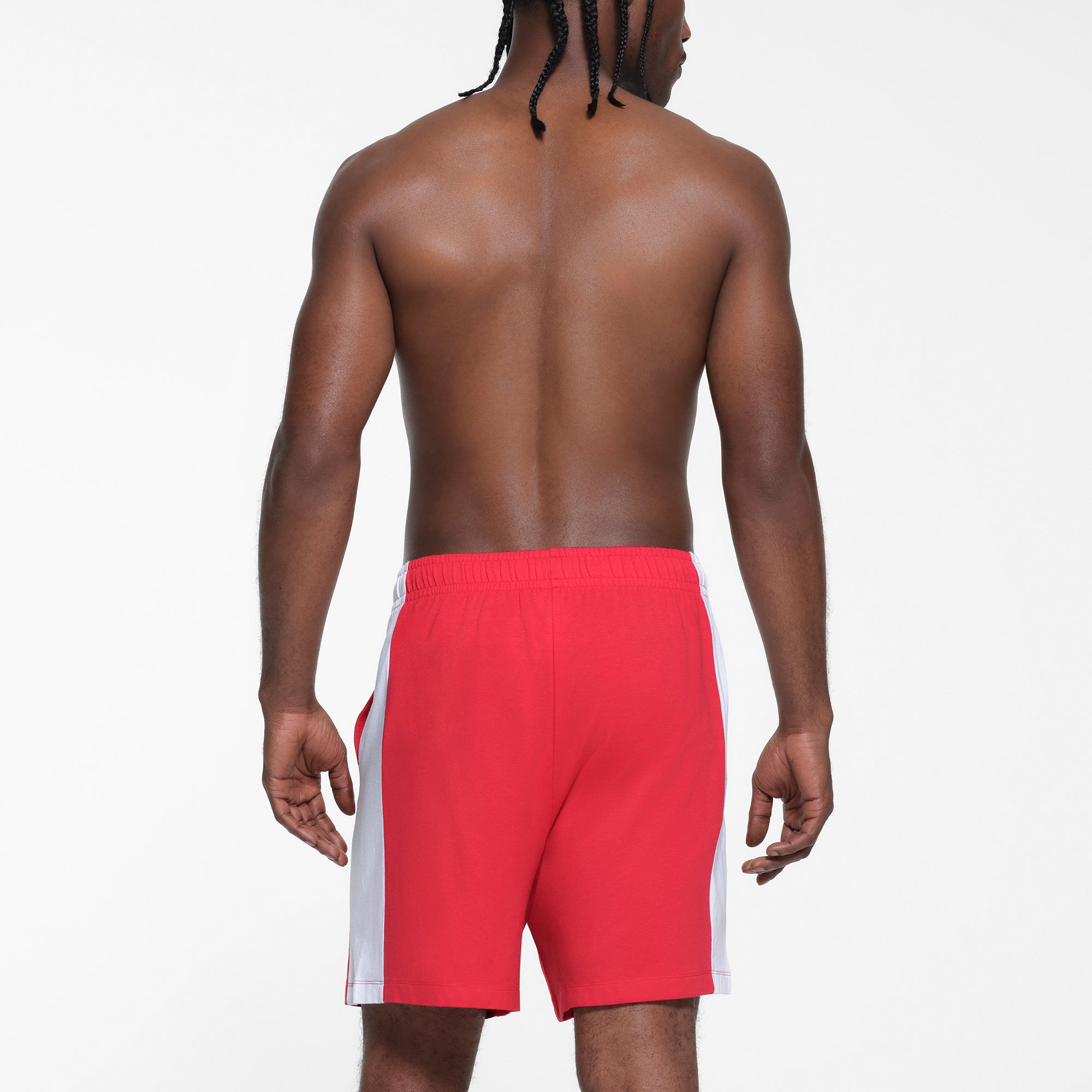 SKIMS FOR TEAM USA JERSEY SLEEP MENS OLYMPIC SHORT | RED