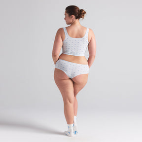 FITS EVERYBODY PICOT TANK AND HIPSTER SET | CLOUD BOW PRINT