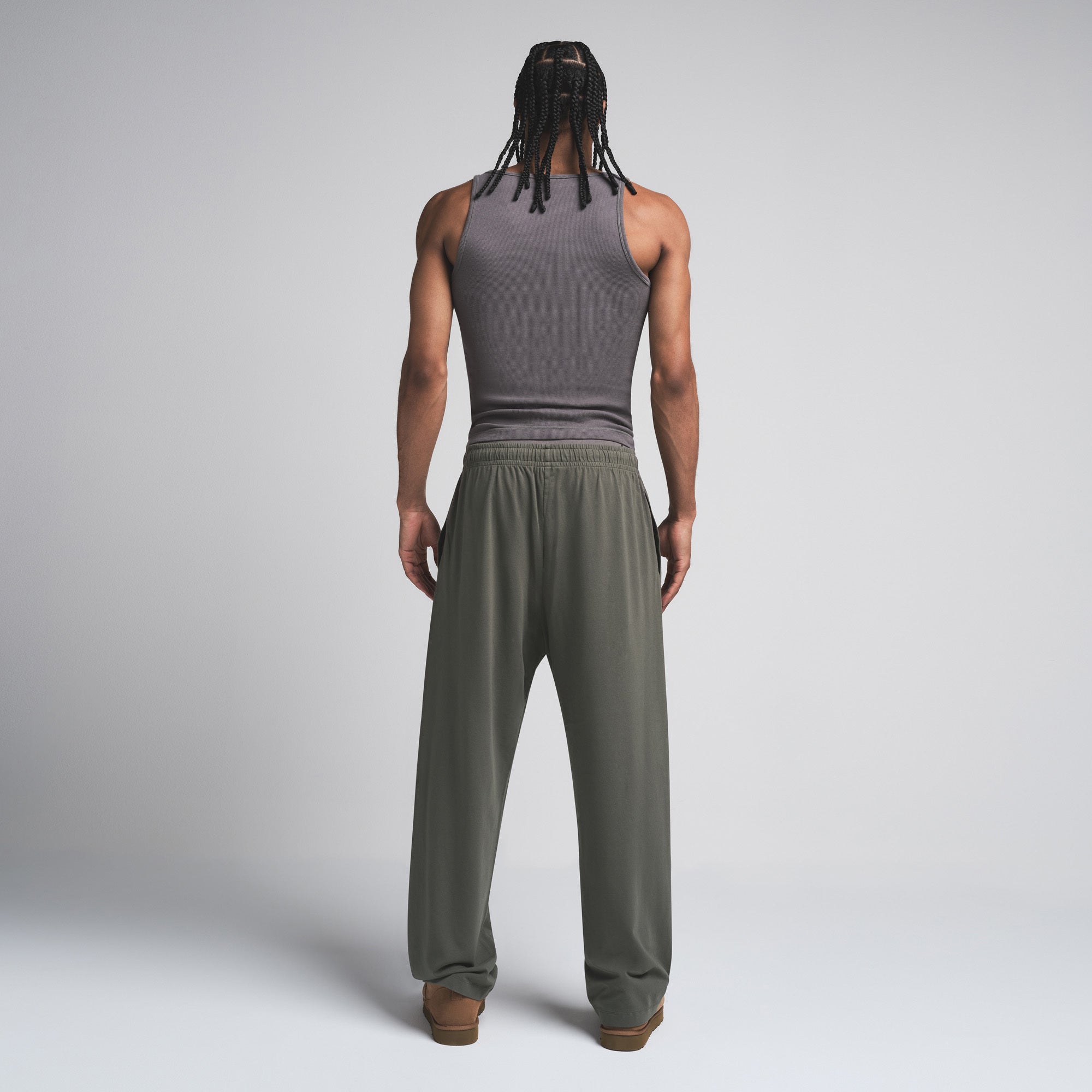 JERSEY LOUNGE MENS RELAXED STRAIGHT LEG PANT | BASIL