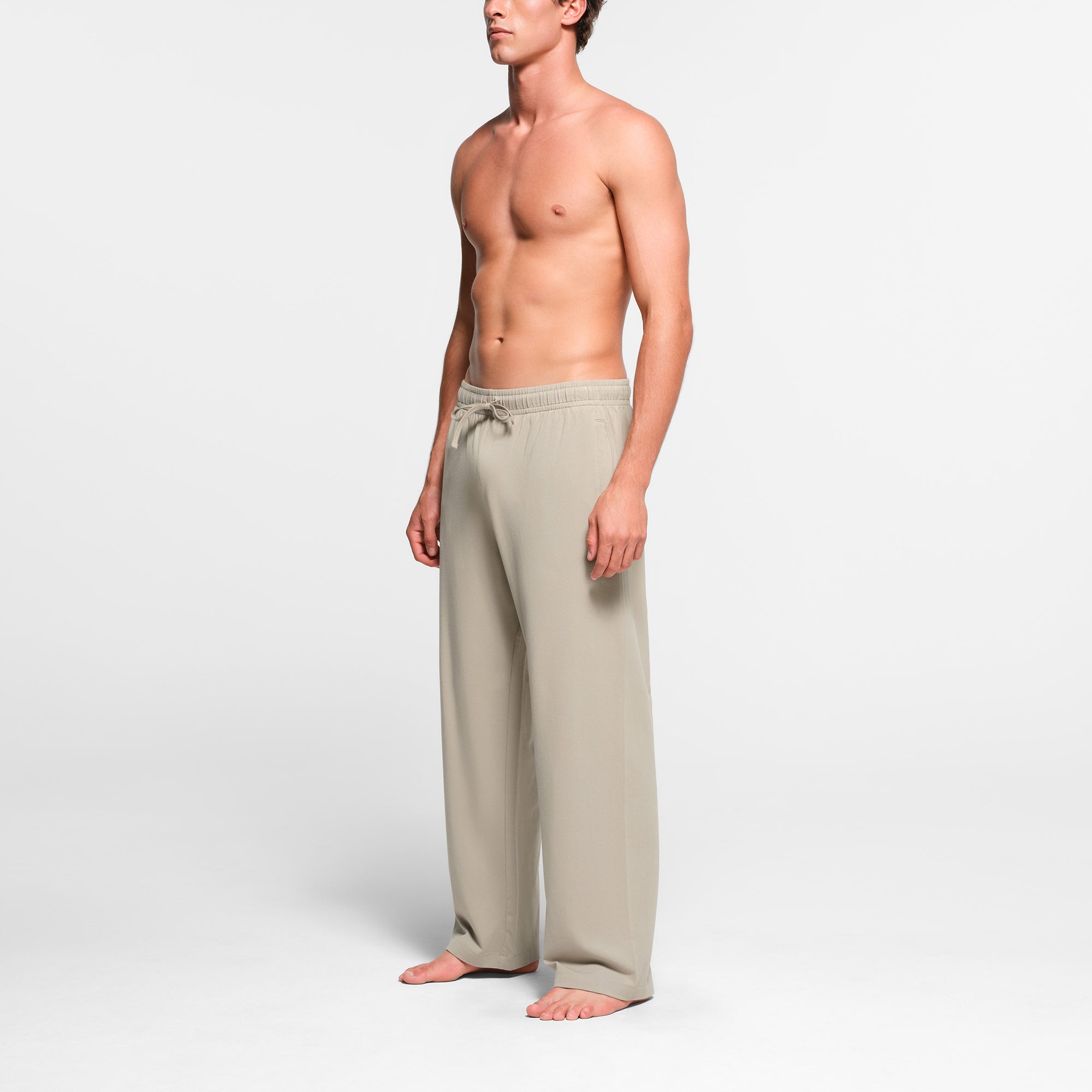 JERSEY LOUNGE MENS RELAXED STRAIGHT LEG PANT | SHALE