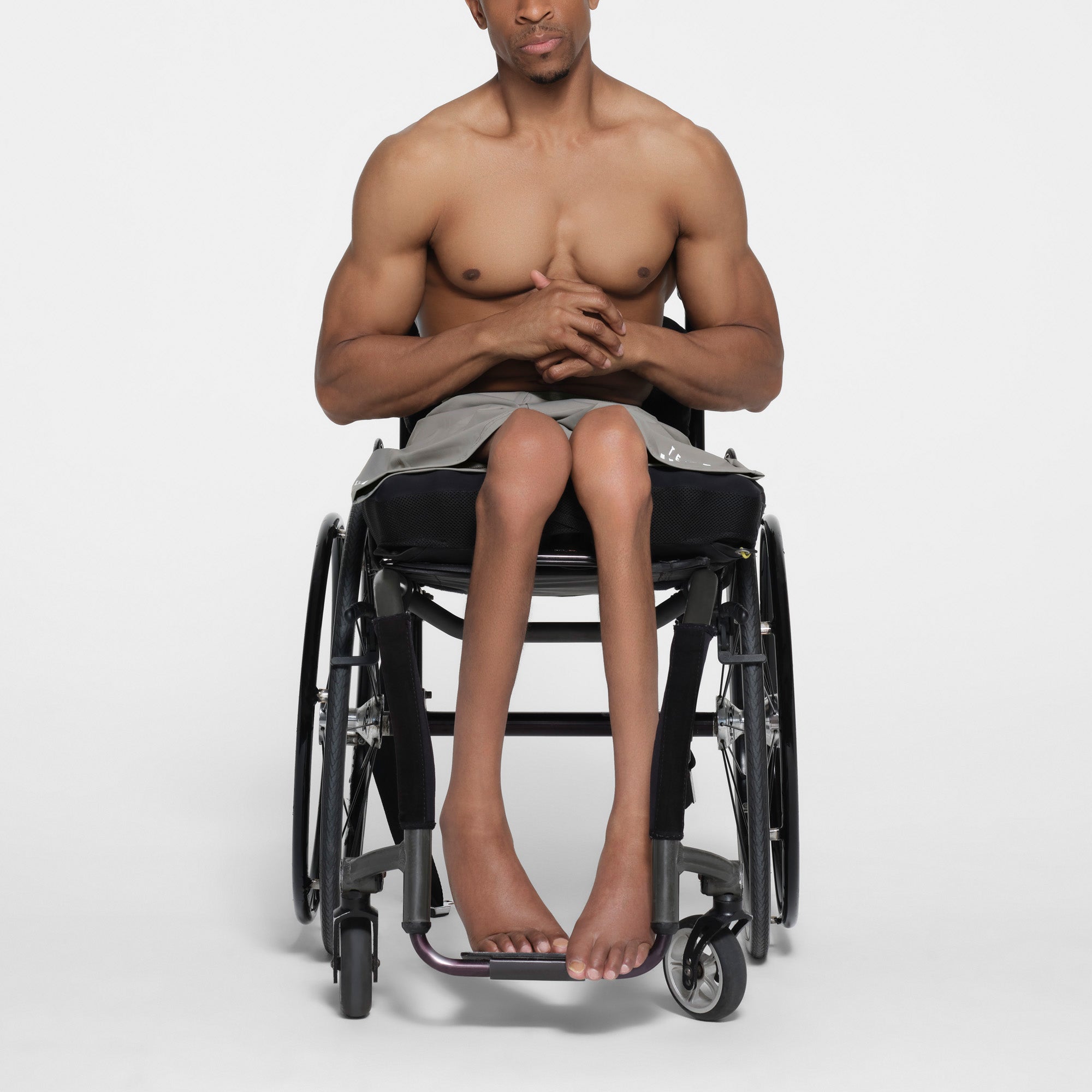 SKIMS FOR TEAM USA MENS SWIM PARALYMPIC TRUNK | GREY