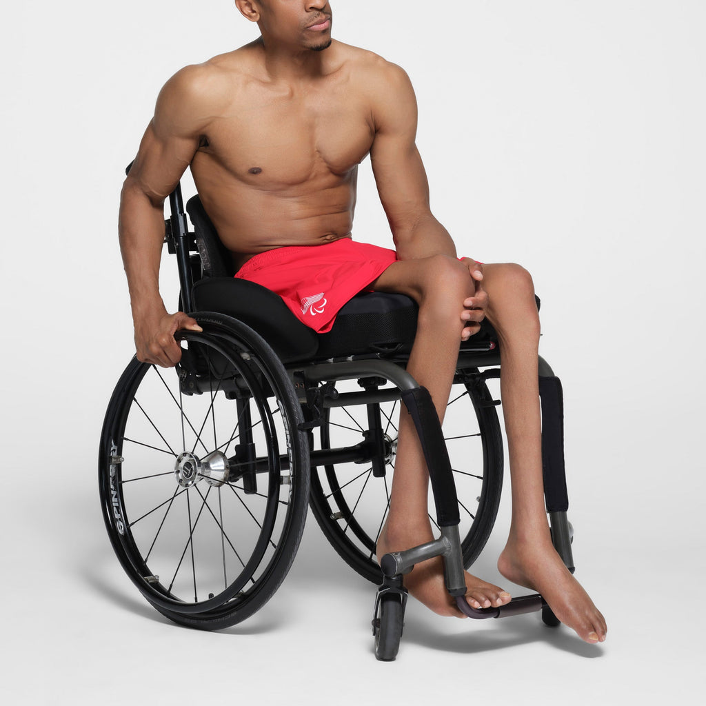 SKIMS FOR TEAM USA MENS SWIM PARALYMPIC TRUNK | RED