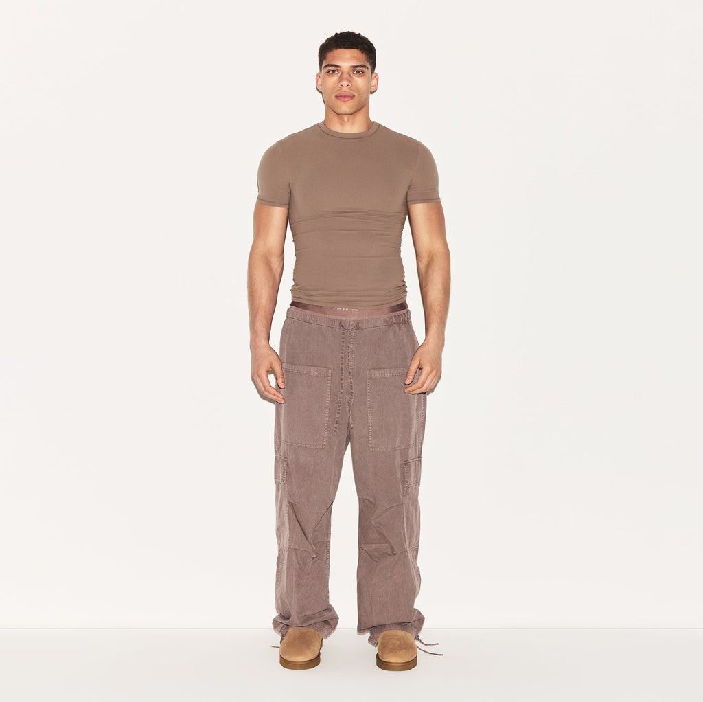 WOVEN MENS CARGO PANT | UMBER